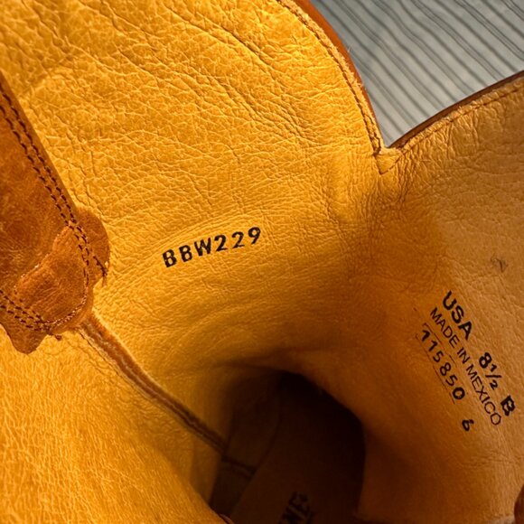 Shyanne Cowgirl Leather Boots Size 8.5 B - Picture 8 of 10